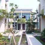 perancangan lansekap perumahan pada podium oaze jakarta.