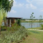 Pergola di pinggir dermaga.