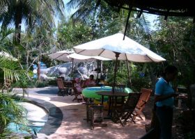 gazebo bangku sementara dapat dipindah